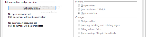 Showing the LibreOffice Impress PDF options panel